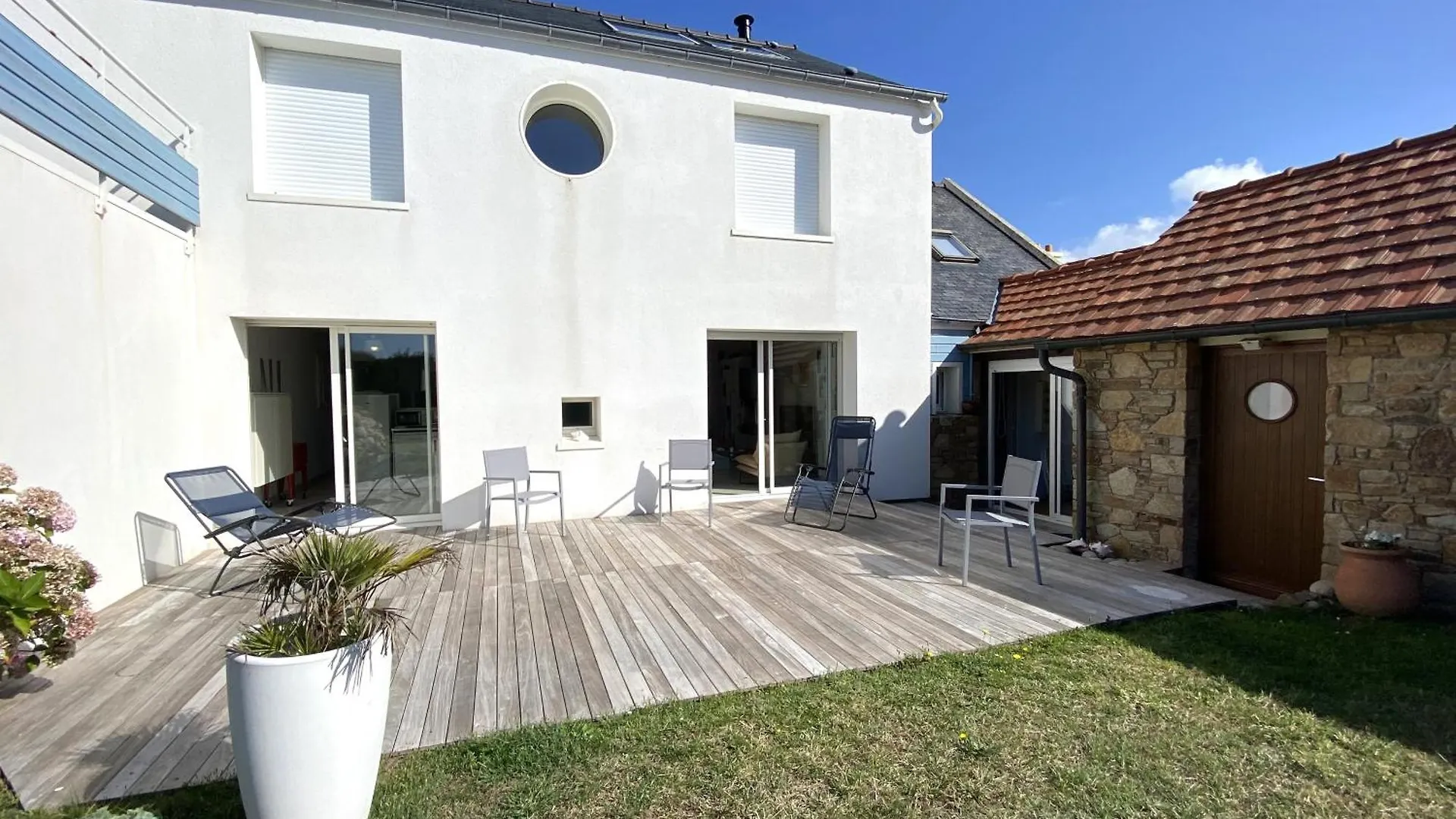 Villa Contemporaine A 100M De La Plage De La Greve Rose A Tregastel - Ref 141